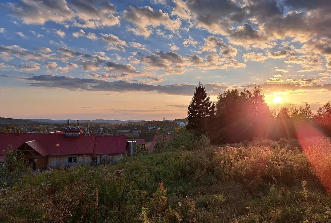Coucher de soleil sur la Côte-à-Joly
