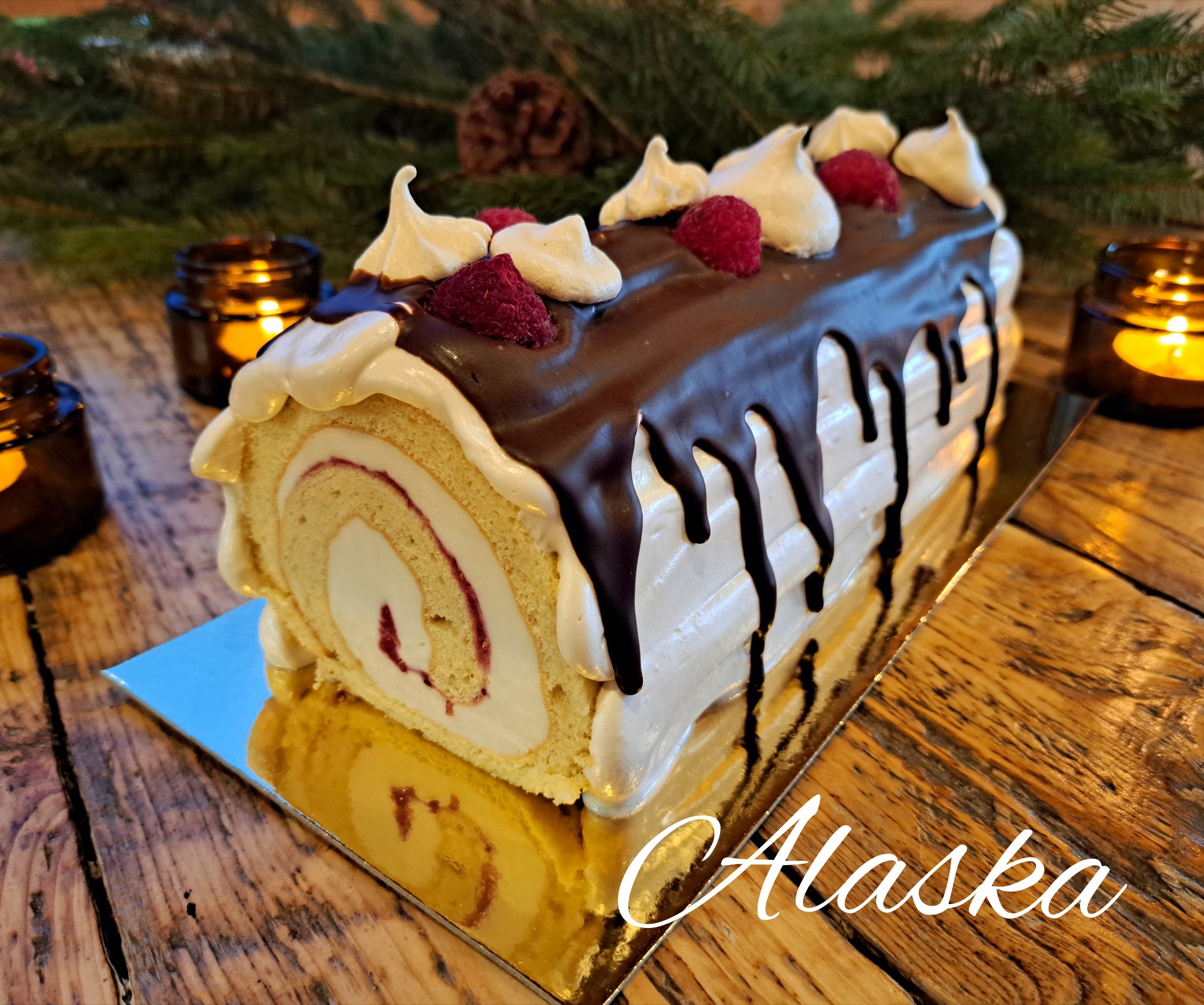 Bûche Alaska