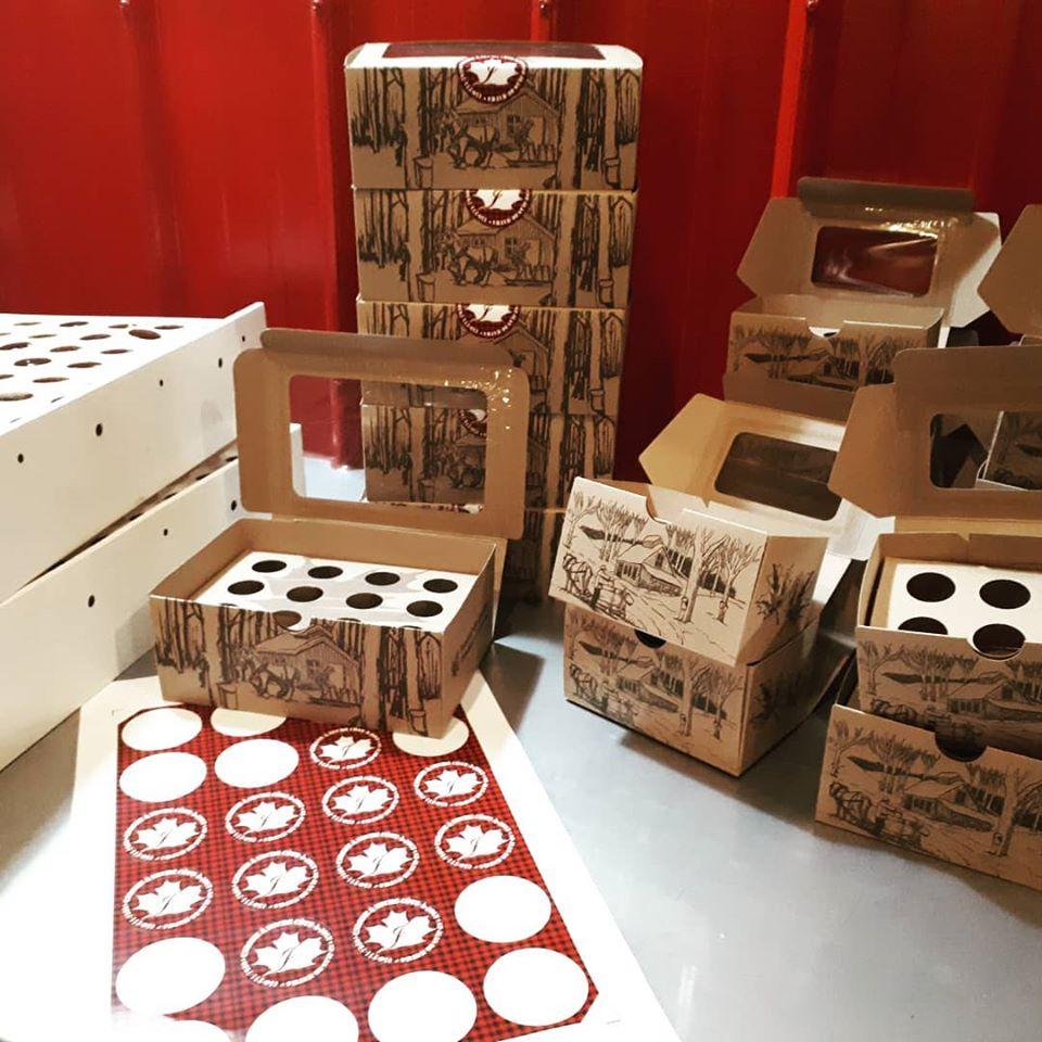 Boîtes prêtes pour les commandes